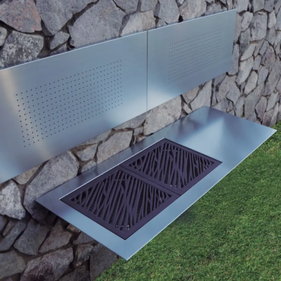 Sleek Adan 316 Floating Wallmount Cantilever Grill 2