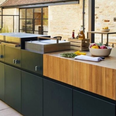 Garden Ease Custom Kitchen w/out Bar 2-8 Modules Black or 316 Stainless