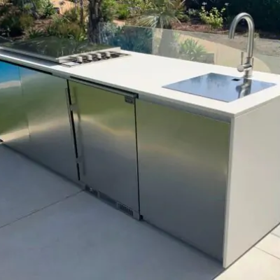 Sleek Aventura 316 SS Custom Grill Kitchen Calcutta