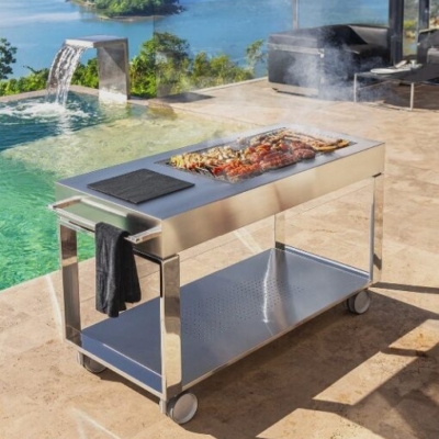 Sleek Ace 316 Bar Cart Yacht Grill Trolley