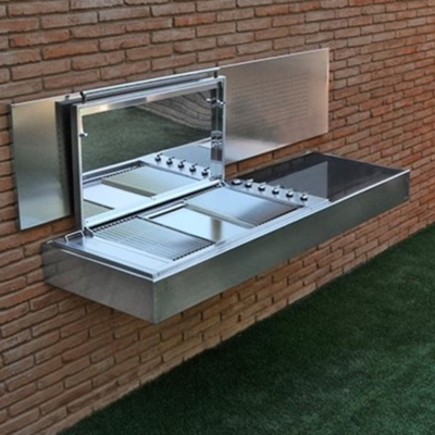 Sleek Air 316 Floating Wall Mount Cantilever Grill
