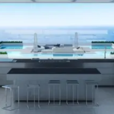 Sleek Premiere 316 Custom Porcelain Stone Kitchen Grill